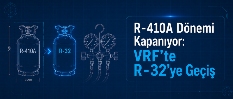 R-410A Dönemi Kapanıyor: VRF'te R-32'ye Geçiş